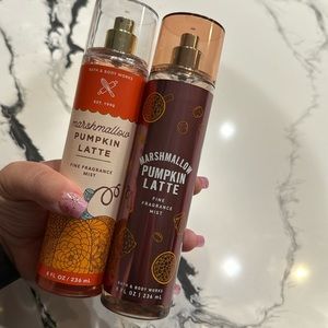 Bath and body work marshmallow pumpkin latte mist